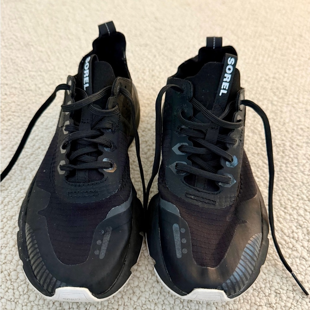 Sorel Black and White Sneakers